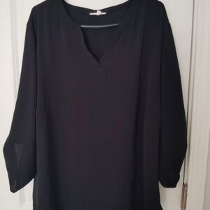 Basic black blouse